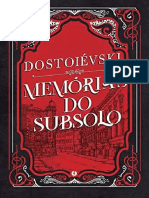 Memorias Do Subsolo Fiodor Dostoievski 2