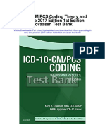 Icd 10 CM Pcs Coding Theory and Practice 2017 Edition 1st Edition Lovaasen Test Bank