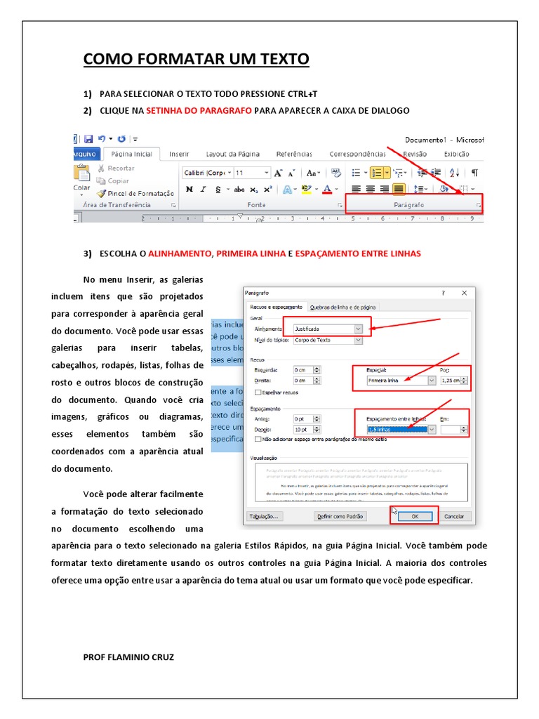 1 Como Formatar Um Texto | PDF | Arte