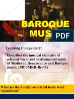 Q1-MUSIC 9-BAROQUE MUSIC