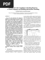 Automated Code Compliance Checking Based On A Visual Language and BIM