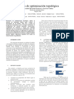 Analisis de Optimizacion Topologica - Informe - Diseño de Elementos
