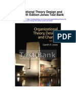Organizational Theory Design and Change 6th Edition Jones Test Bank