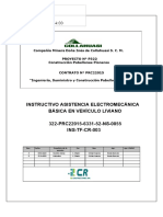 Asistencia Electromecánica Básica en Vehículo Liviano 322-PRC22015-6331-52-NS-0055 - 0