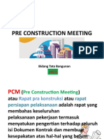 Pre Construction Meeting