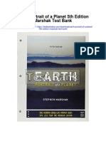 Earth Portrait of A Planet 5th Edition Marshak Test Bank