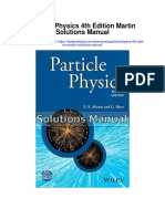 Particle Physics 4th Edition Martin Solutions Manual