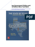 State of Texas Government Politics and Policy 2nd Edition Mora Test Bank