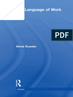(Intertext) Almut Koester - The Language of Work-Routledge (2004)