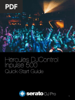 Hercules DJControl Inpulse 500 Serato DJ Pro Quick-Start Guide