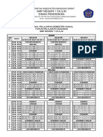 Jadwal Mengajar Ganjil 2022-2023