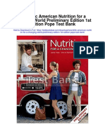 Scientific American Nutrition For A Changing World Preliminary Edition 1st Edition Pope Test Bank