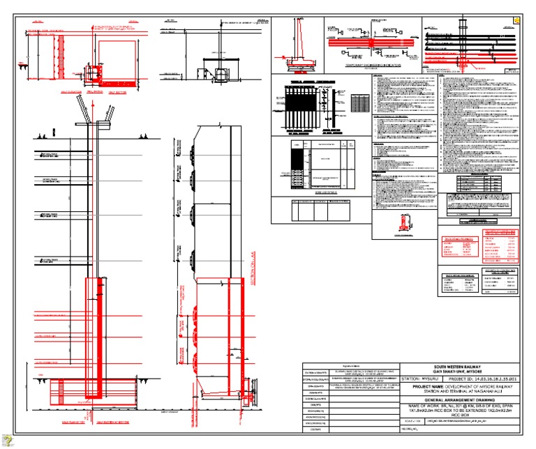 Bridge Construction Drawing Overview | PDF | Civil Engineering