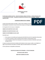 CIRCULAR 24-08-2023 Bandas CAMBIO DE DIA-HORARIO