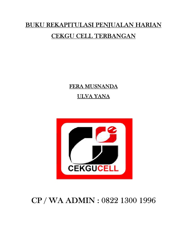 Cover Buku Rekapitulasi Penjualan Harian | PDF