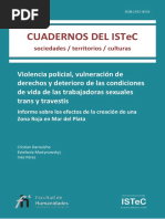 Informe Sobre Los Efectos de La Creación de Una Zona Roja en Mar Del Plata