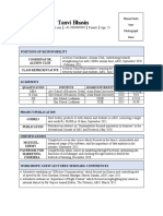 Final Sample CV Format
