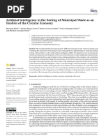 Resources: Artificial Intelligence in The Sorting of Municipal Waste As An Enabler of The Circular Economy