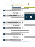 Fixture Juegos Deportivos