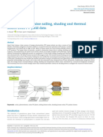 A Model To Determine Soiling, Shading and Thermal