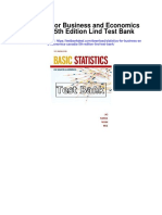 Statistics For Business and Economics Canadia 5th Edition Lind Test Bank