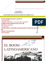 Antecedentes Del Boom Hispanoamericano: Nueva Narrativa Hispanoamericana