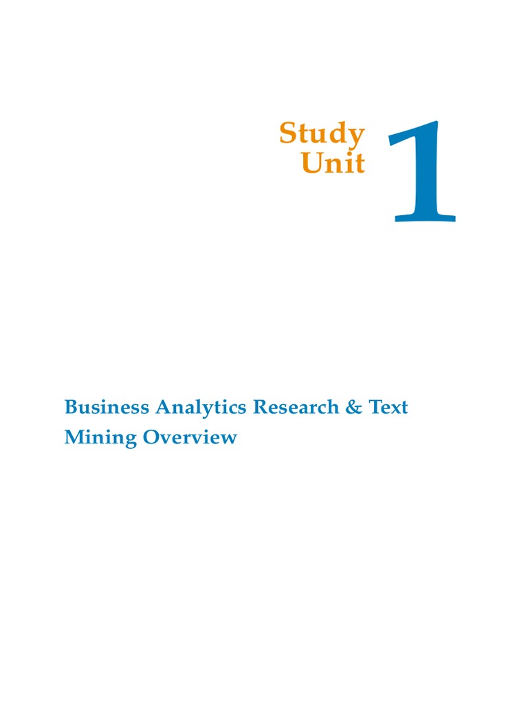 Business Analytics & Text Mining Guide | PDF | Analytics | Data