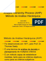 AHP - Método Da Análise Hierárquica