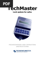 TechMasters Programming & Operating Instructions