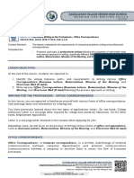 RWS-MELC - L37 - Purposeful Writing in The Professions - Office Correspondence - V2023