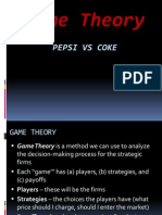 Game Theory: Pepsi Vs Coke