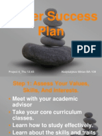 Career Success Plan Steps