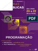 Folder Seminário Programação