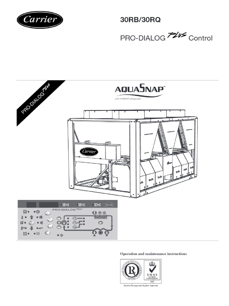 Chiller 30RB - 30RQ. Operation and Maintenance Instructions | PDF