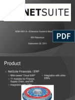 NetSuite - ERP Vendor Profile