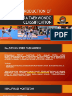 Para Taekwondo Poomsae Classifikasi - 065022