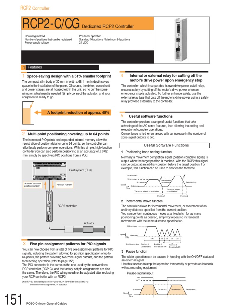 RCP2 Controller Overview and Features | PDF | Power Supply | Relay