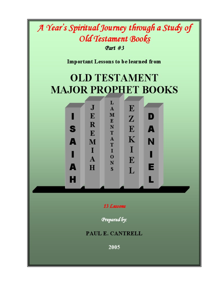 Lessons from Old Testament Prophets | PDF | Jeremiah | Isaiah