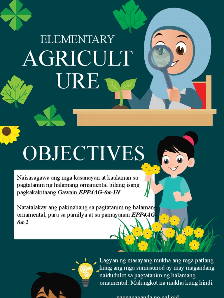 Epp4 Agri Week1 Day1 | PDF