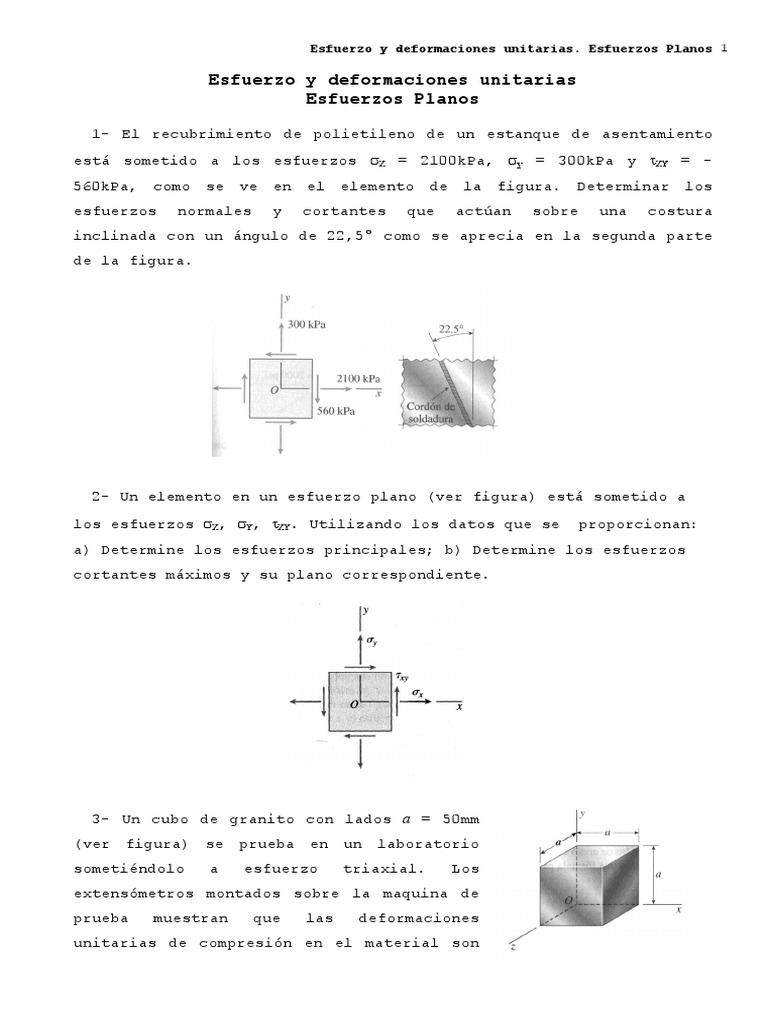 06 Esfuerzo Y Deformaciones Unitarias Pdf