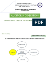 Unidad Nº. 3. El Control Interno en Empresa