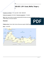 Indice de Equipos 1928 2021 Xiv Ceuta Melilla Tanger y Marruecos Espanol