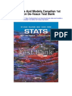 Stats Data and Models Canadian 1st Edition de Veaux Test Bank