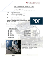 2023-07-05 Informe - Mantto - 77 - Acp Volvo - Cambio Barra de Direccion (Larga) Vae 23