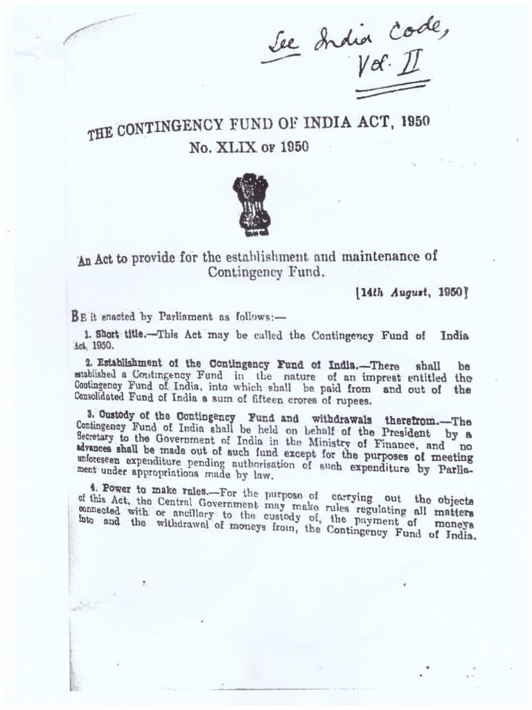 contingency-fund-of-india-act-1950-pdf