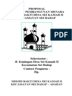 Proposal Menara Mesjid Bakti