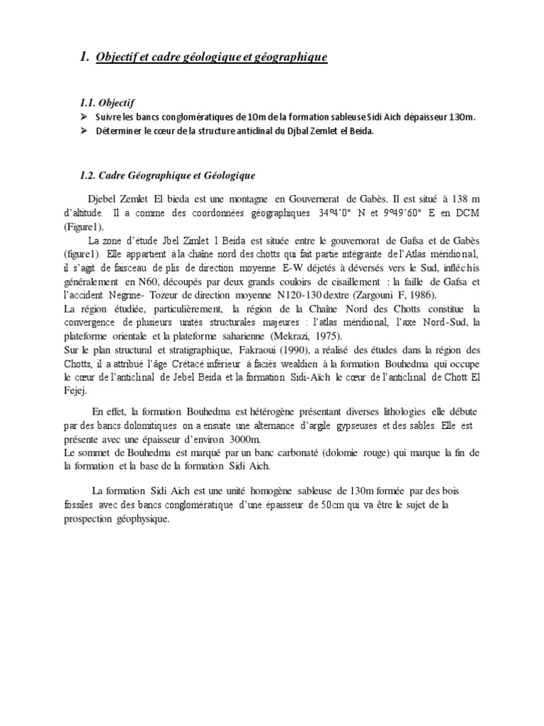 Prospection géophysique à Jbel Beida | PDF | Sismologie | Élasticité ...