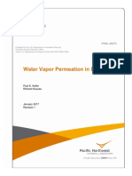 Water Vapor Permeation in Plastics - P E Keller - R Kouzes - Jan 2017
