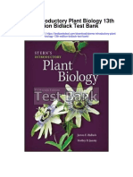 Sterns Introductory Plant Biology 13th Edition Bidlack Test Bank