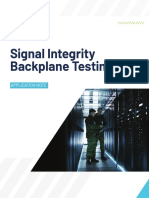 Signal Integrity Backplane Testing